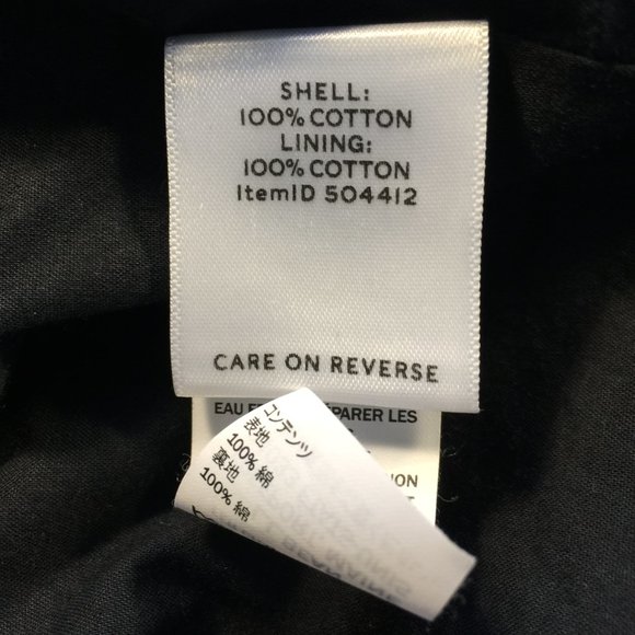 LL Bean Signature Graphic Patter Brown/Black/White Cotton Dress Size 6 - Picture 4 of 7